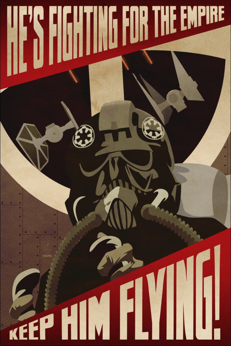 Keep Him Flying Empire POP-aganda 12x18 Print
