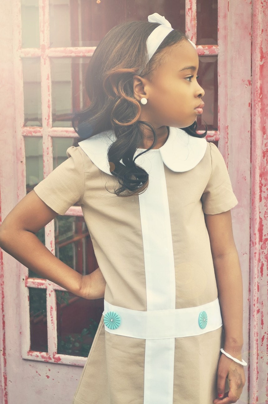 Mod 1960s Style Lauren Dress for girls-children clothing-girls