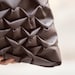 Tote vegan bag in chocolate. Ninfea