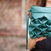 Baby Ninfea in green. Vegan bag