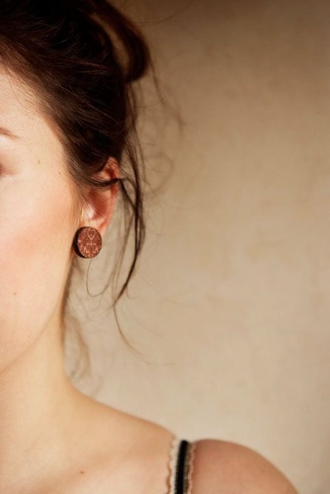 That Vintage Fleur - Earrings - Tasmanian Myrtle