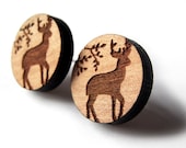 That Vintage Deer Darling Friend - Earrings - Tasmanian Myrtle