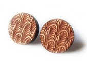 That Vintage Fan - Earrings - Tasmanian Myrtle