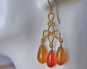 Amber Glow Earrings