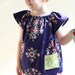 Whimsy Couture Sewing Pattern Tutorial ebook -- Pocket Peasant Top/Dress -- 0m - 12 girls PDF Instant