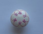 Hand Painted Drawer Pull Knob Butterflies