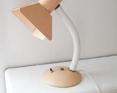 RESERVED FOR NICSWK retro tan funky desk lamp