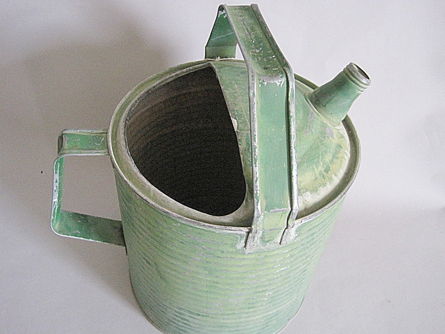 cool vintage green watering can
