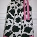 Pillowcase Dress COW and BANDANA Red Black Farm Cowgirl Western baby toddler girl by Little Sweetie Boutique