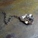 Dragonfly Pendant in Sterling silver with choice of gemstone - Dew on a Petal