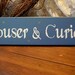 Curiouser and Curiouser Alice in Wonderland Quote Sign Wood Painted Wall Decor