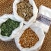 Eco bags -bulk bin food market, biodegradable natural silk - set of three MEDIUM