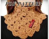Yvonne Neck Warmer Cowl Crochet PDF PATTERN