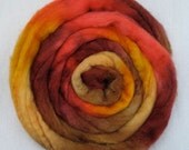 Handpainted Roving -- Blueface Leicester Wool