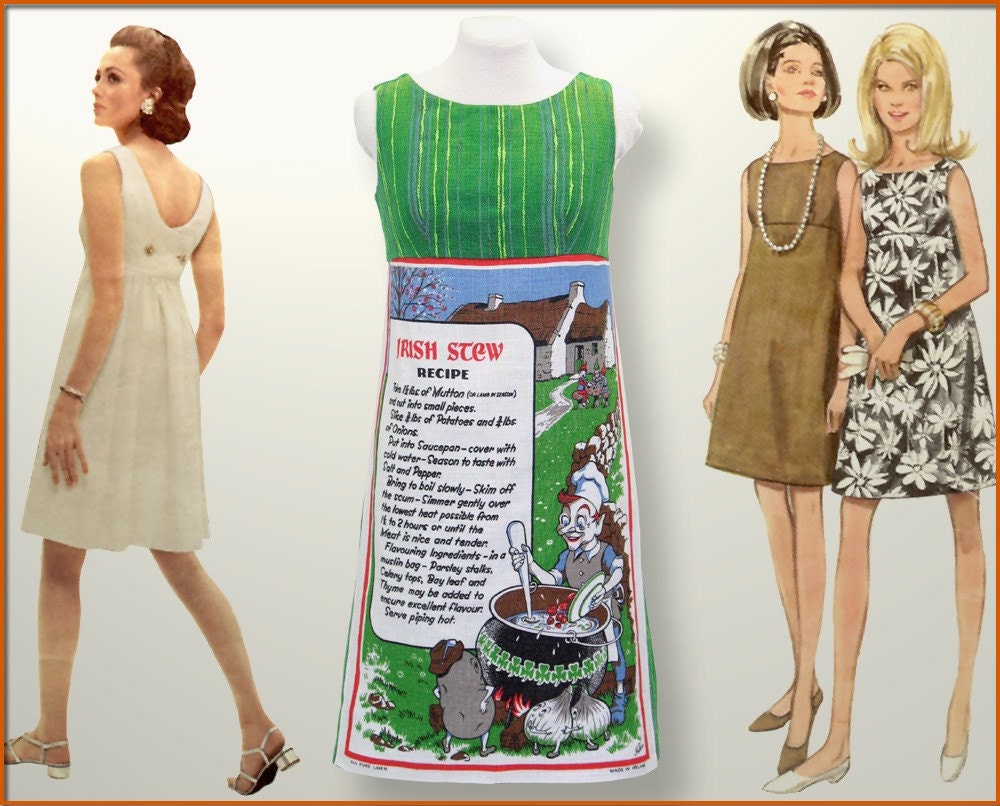 Recession Stew - 1960's style evening dress - Women's size 10