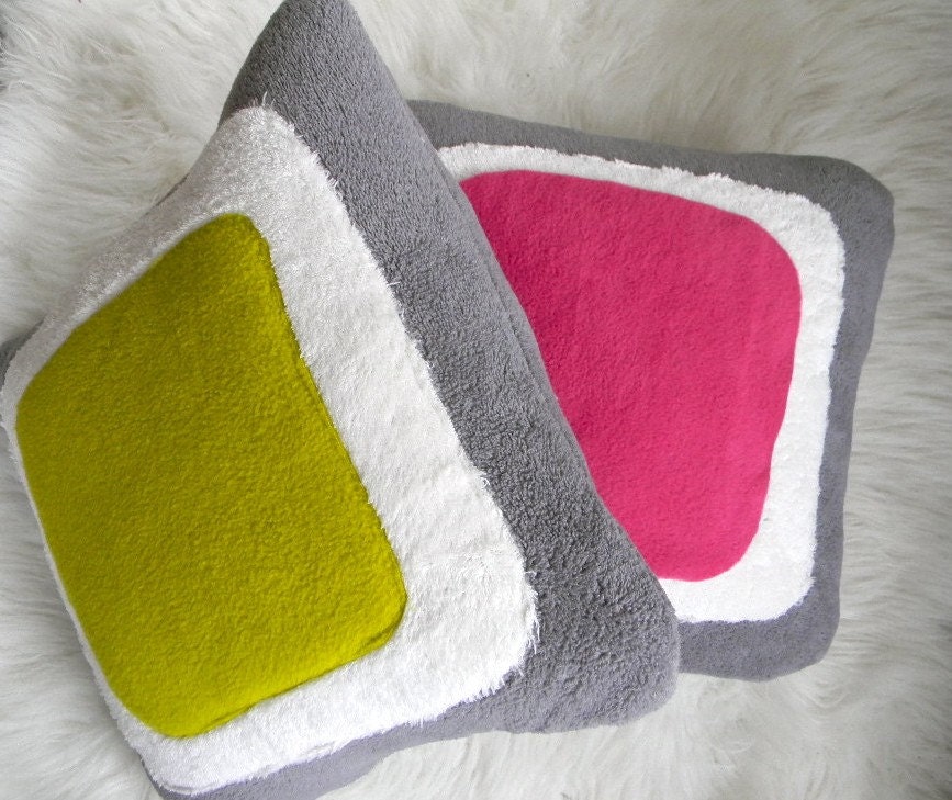 color block pillow cover 16x16