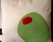 olive juice modern pillow