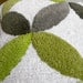 circle and flower pillow cover