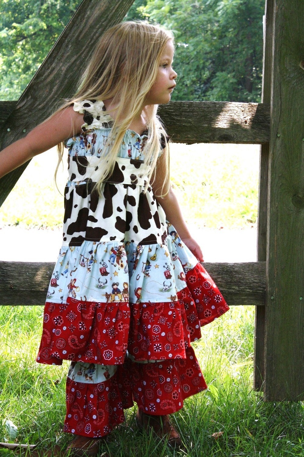 Lonestar twirl dress......Momi boutique