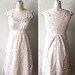 In Bloom, Nude Lace Dress, Made to Order