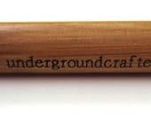 Bamboo Tunisian (Afghan) crochet hook with flexible cord size 9.0 mm - FREE SHIPPING