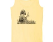 Baby Gorilla And Dandelion Women's Tank Top Straight Cut Loose Fit Small - XL
