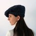 Tam - Dark Denim Blue - Handknitted in Blend Wool