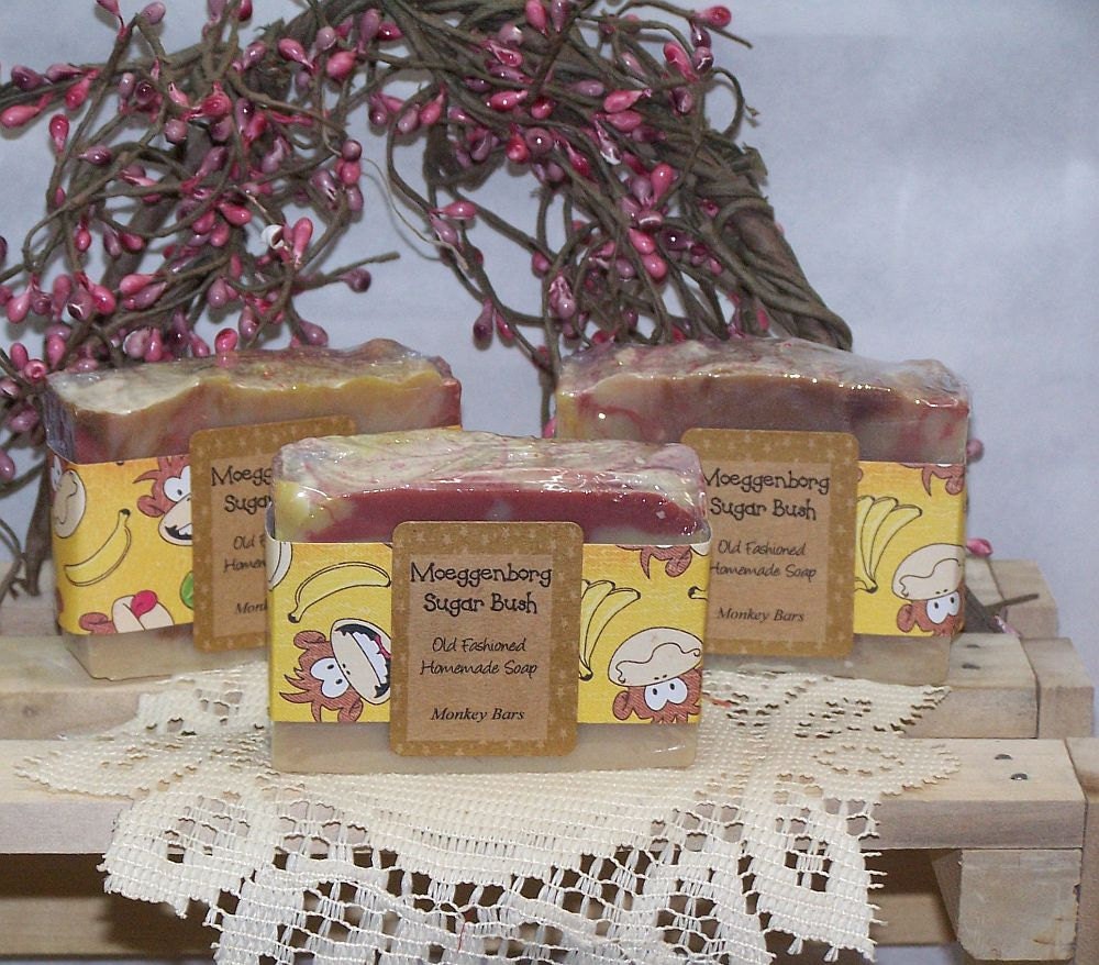 Goat Milk Soap Monkey Bars Handmade  Cold Process