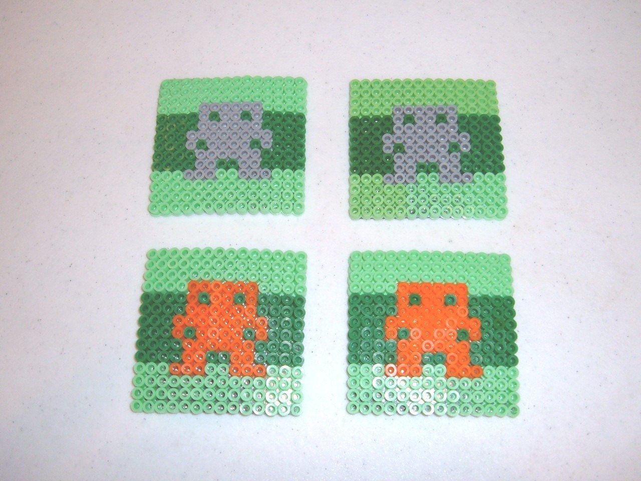 Perler Bead Coasters - ATARI FOOTBALL