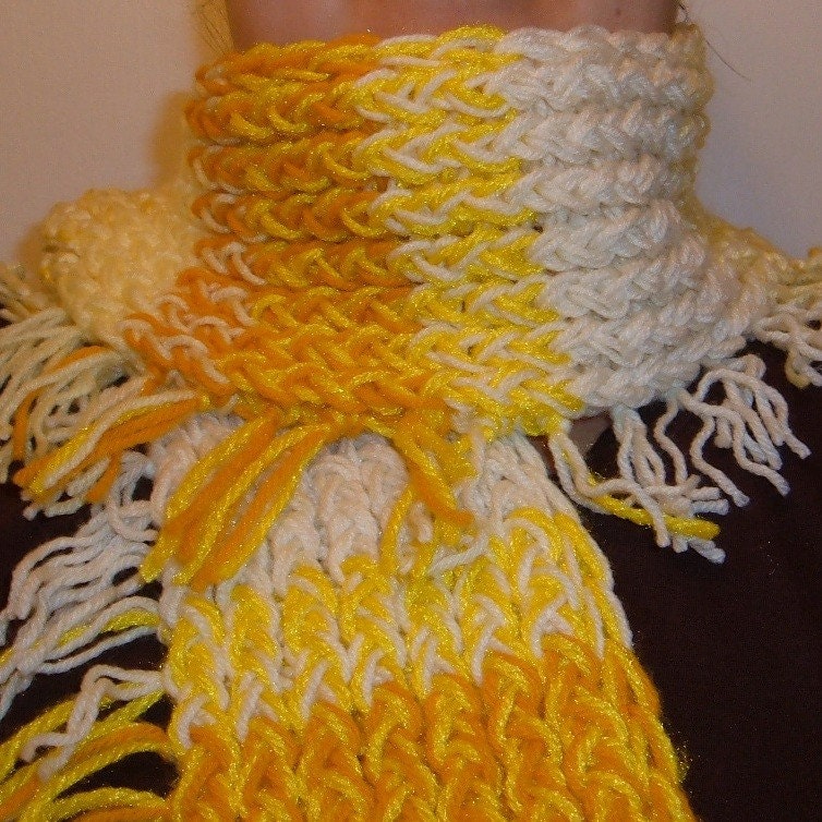 Yellow Brick Road - Fringe Scarf