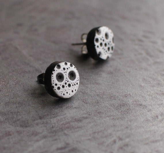Sea Urchin post earrings