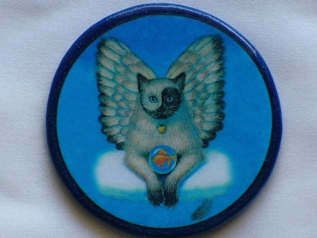 KITTY CAT Angel Talisman Amulet Witch Wicca