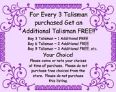FREE TALISMAN Offer See Details