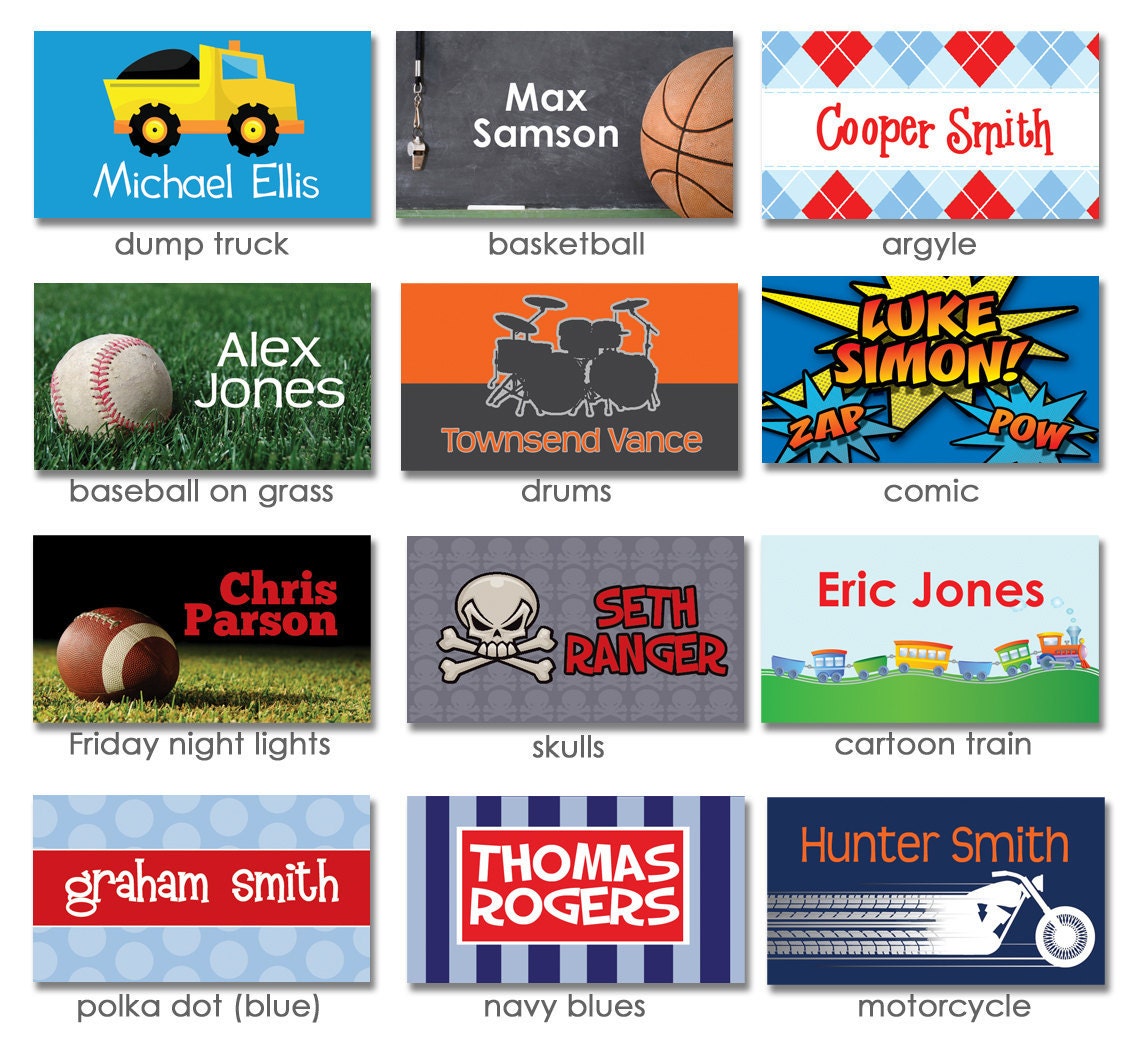 Pick Your Design Waterproof Labels