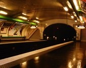 Paris Subway Tunnel 5x7 Fine Art Print