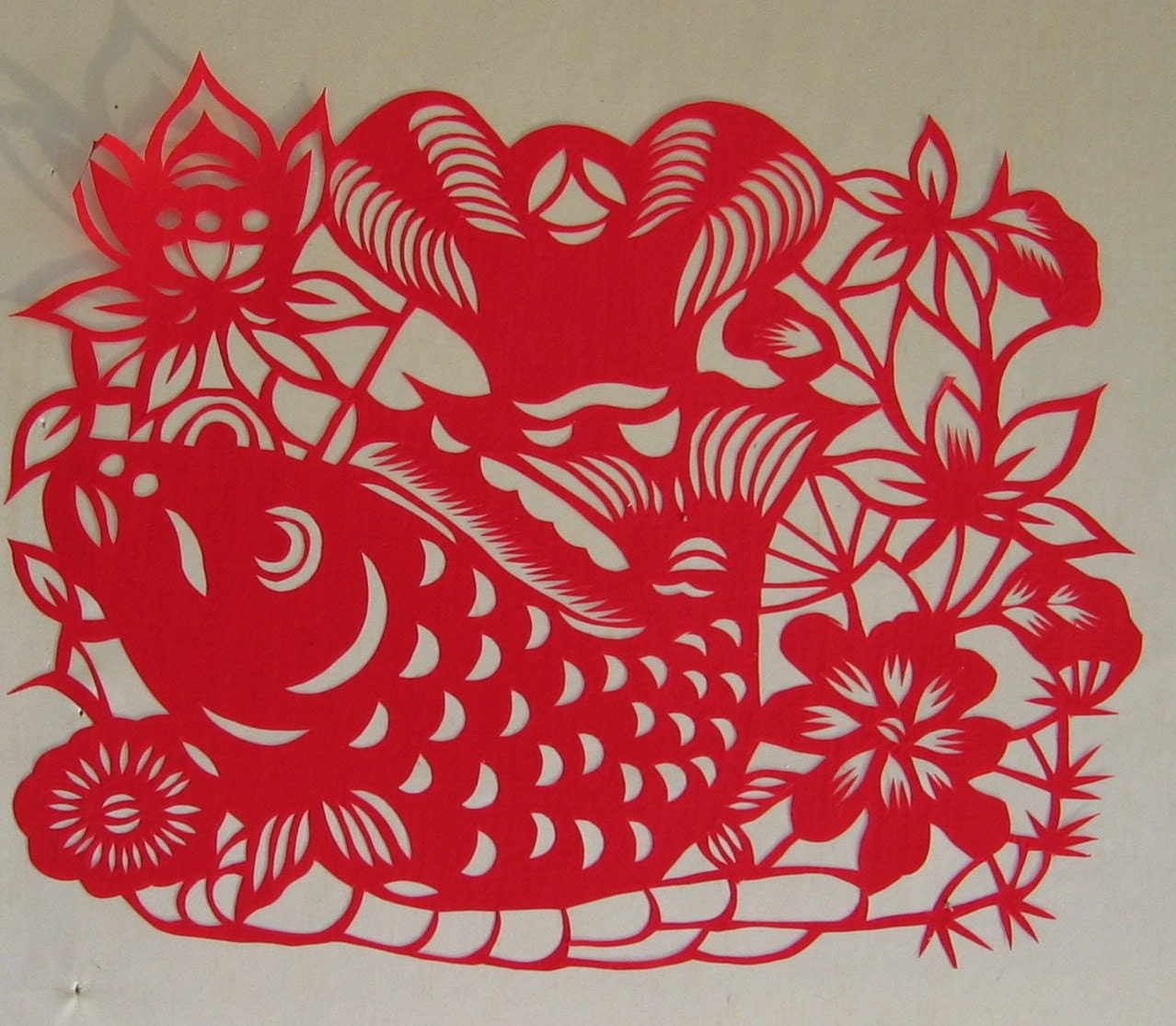 Chinese Fish Artwork