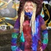 Tribal Jacket Pixie Coat HanD dyEd CUsTom JackEt You CreATE It festivAl CLothING Eco OOAK