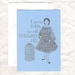 Charlotte Bronte  Jane Eyre card by Yardia - Victorian, I am no bird