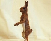 Needle Felted Jack Rabbit