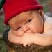 Apple Hat - Red Delicious - Baby- Harvest - Autumn - Fall - Cotton Blend - Photography Prop - Everyday Use - 6 - 18 Months - Made to order