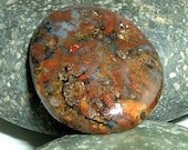 Rio Grande Plume Agate Cabochon