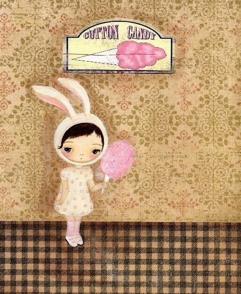 Rabbit Print---The Cotton Bunny