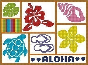 Hawaii - Cross Stitch Patterns &amp; Kits