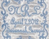 Wedding Dress Label...Your Something Blue...