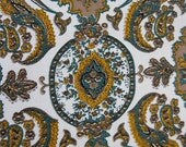 Vintage Fabric - 100% Cotton - Vintage 60s - Autumn Medallions