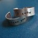 Star Wars Rings- Han & Leia -Pair of Adjustable Aluminum Rings- Hand Stamped