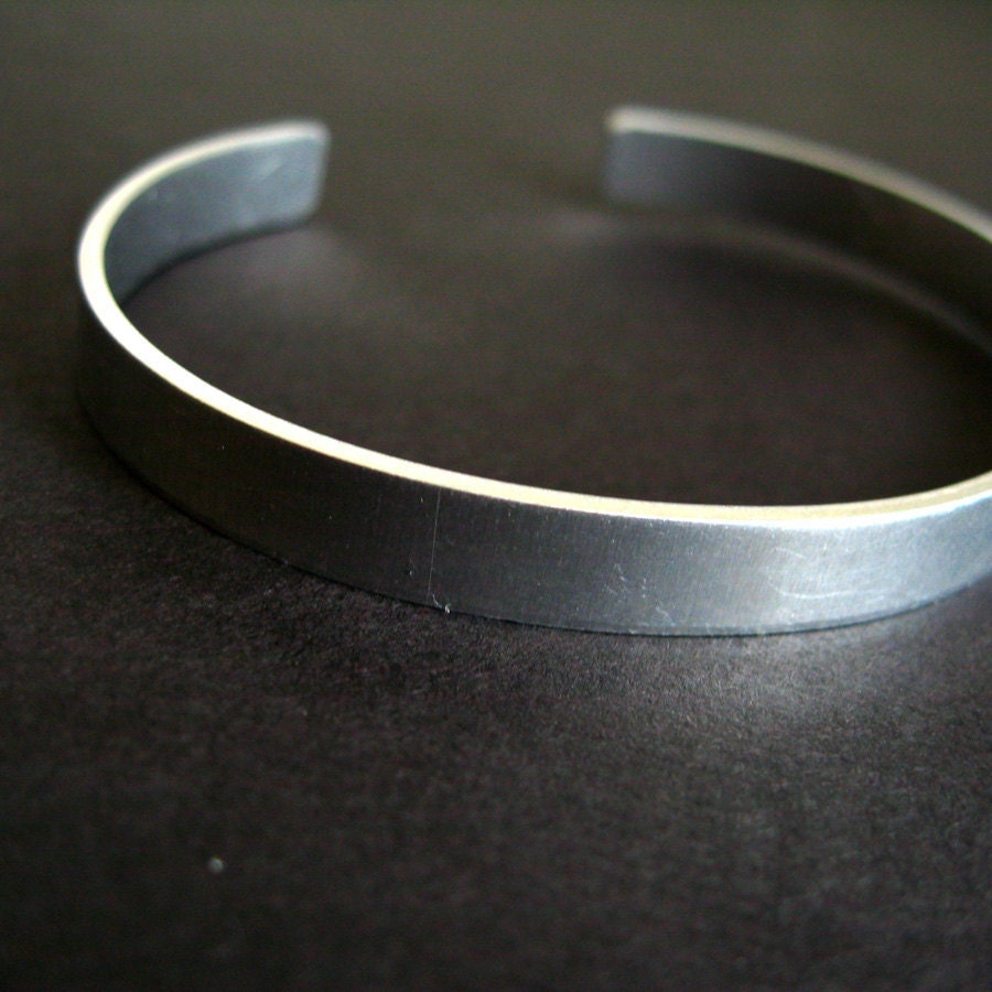 Plain Cuff Bracelet - Your choice of sterling silver, copper, brass or aluminum - Blank Cuff Bracelet
