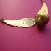 Harry Potter Snitch Necklace Locket Golden Snitch: I open at the close - in brass