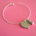 Little Peanut Baby Due Date Bangle Bracelet