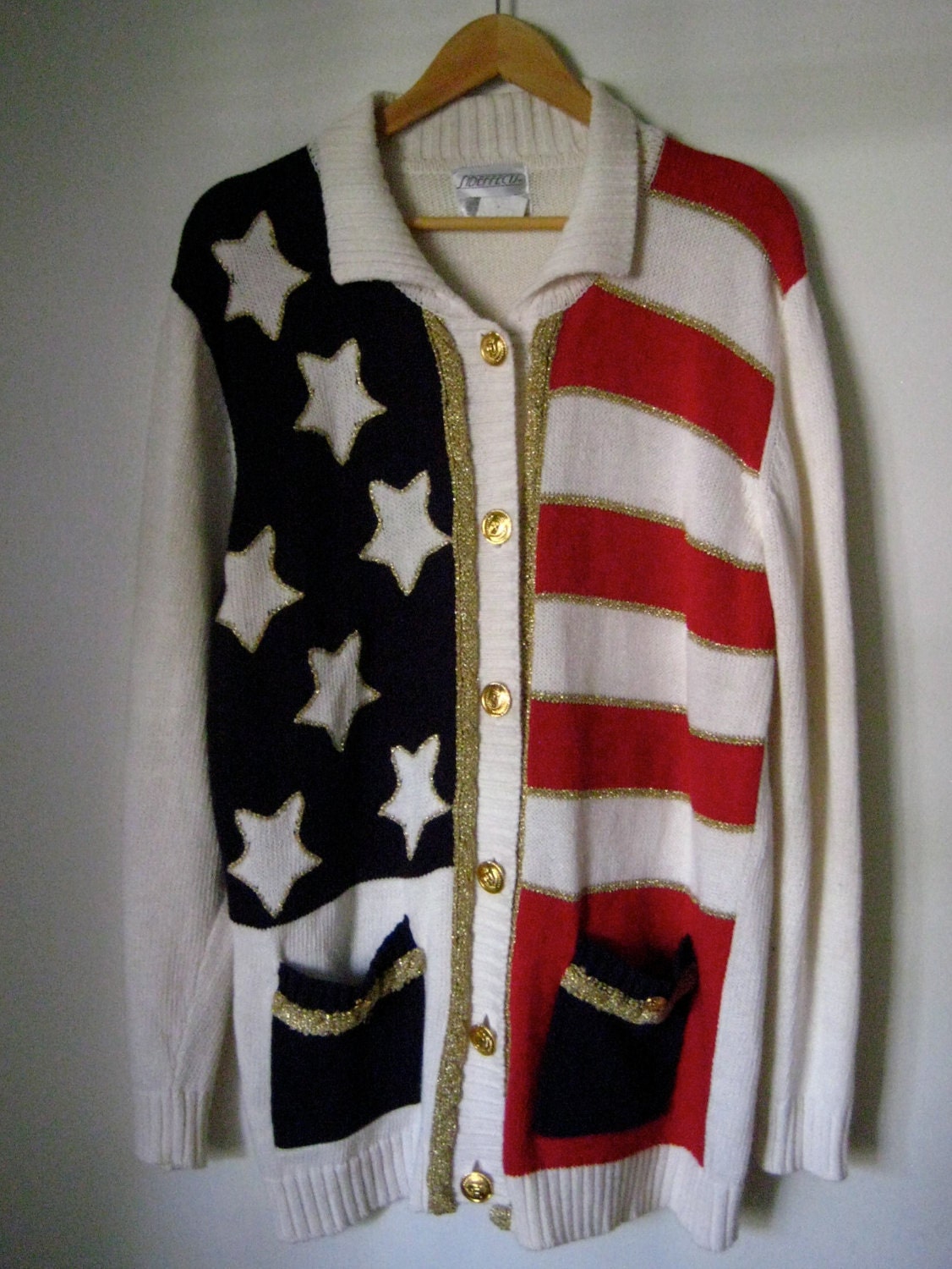 American Flag Cardigan